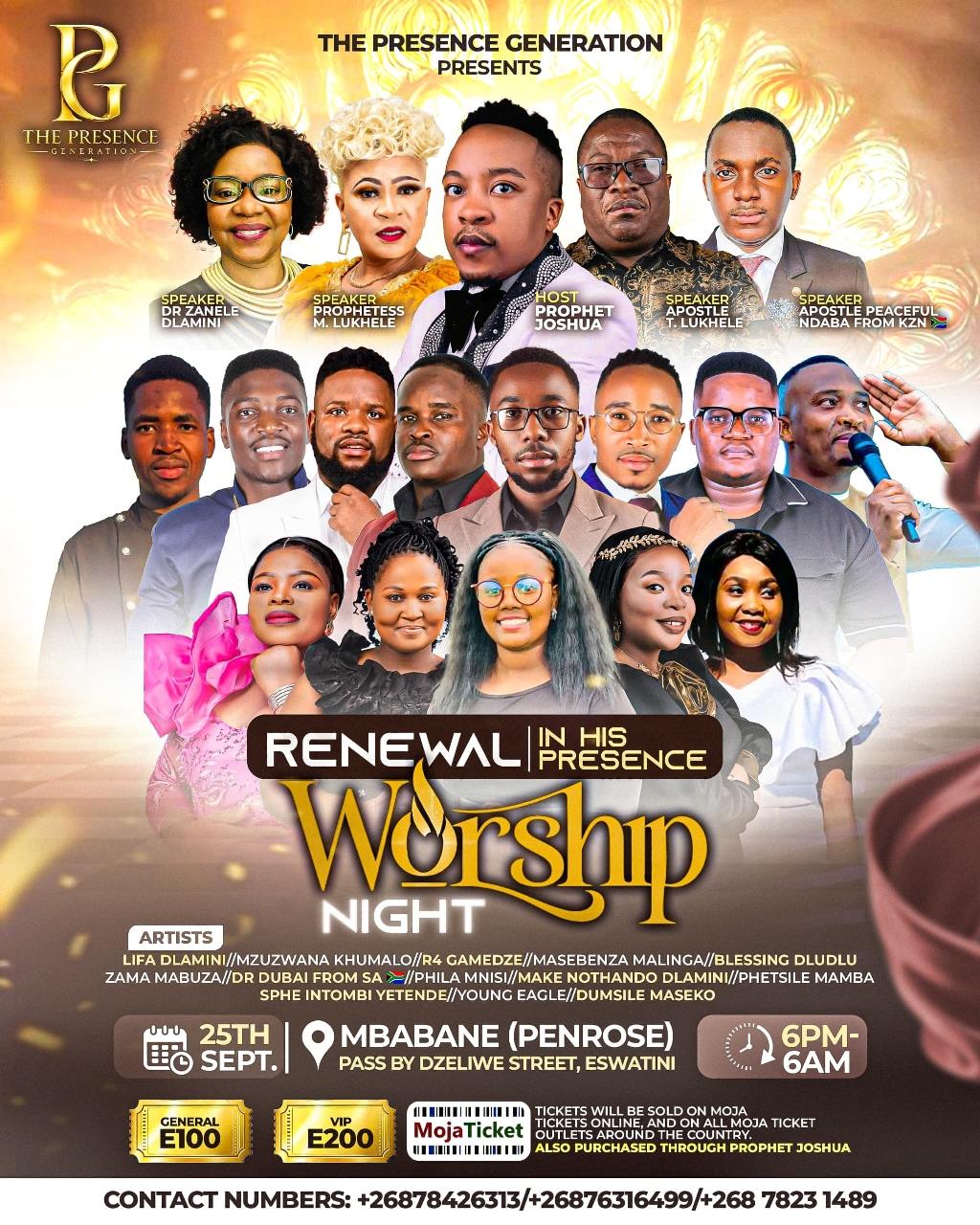 Renewal In His Presence Worship Night Pic